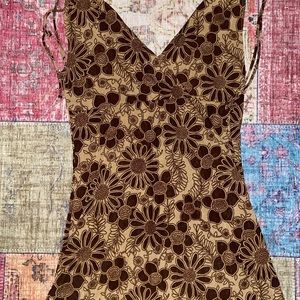 floral adjustable dress